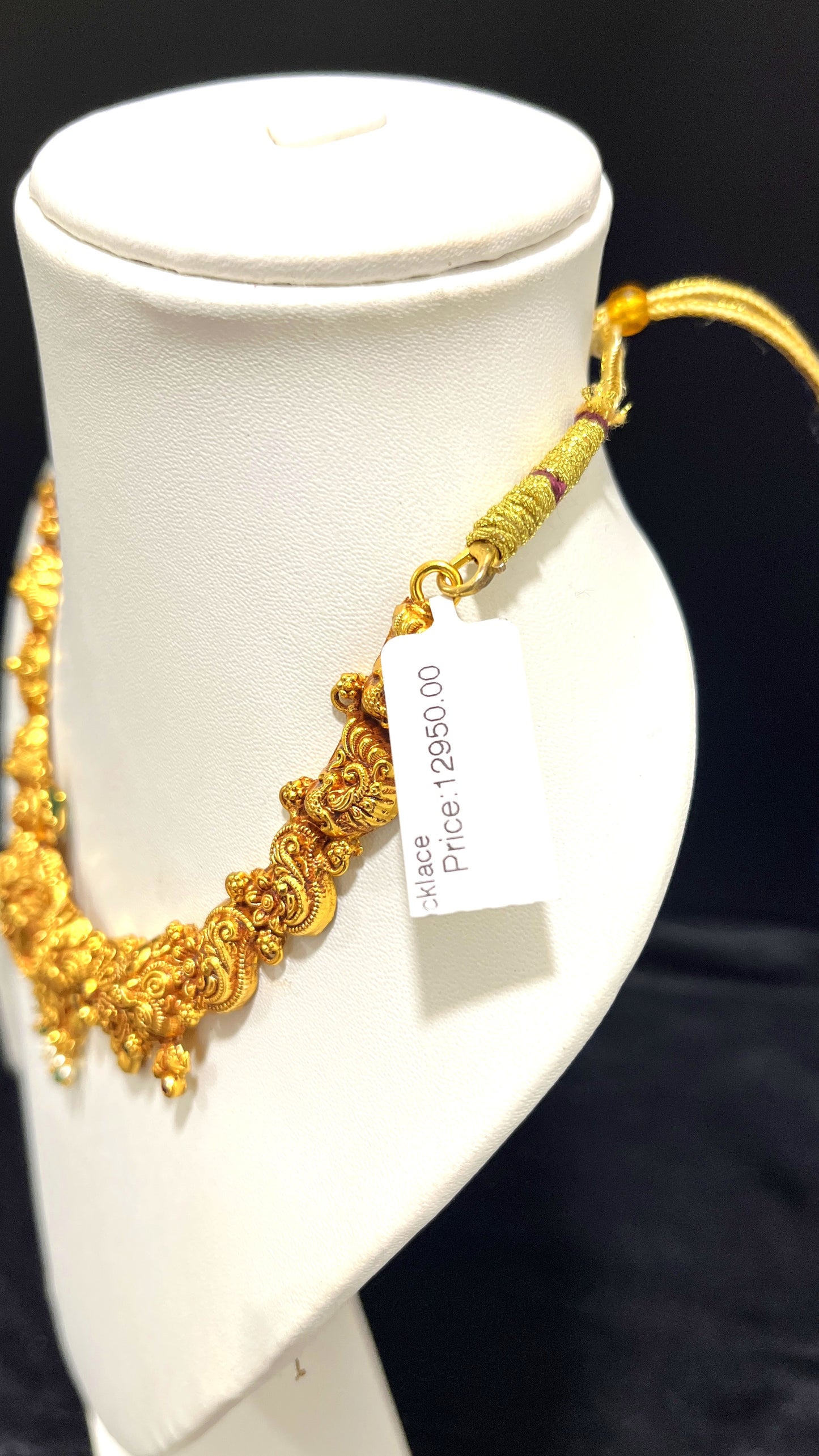 Saravana Jewellers 34.5gms SILVER NECKLACE 916 Nakshi