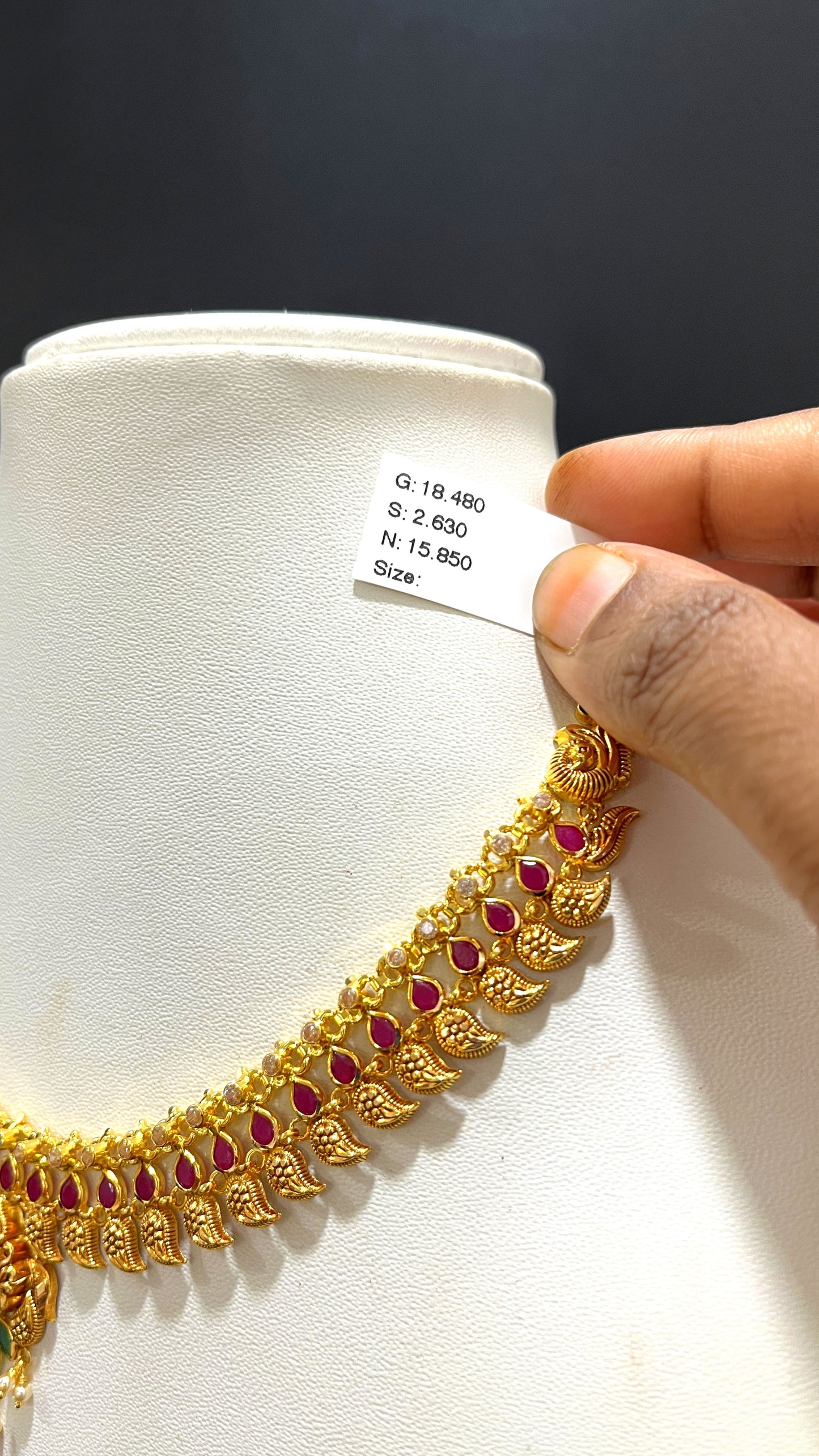 Saravana Jewellers 15.85gms NECKLACE 22K Yellow Gold