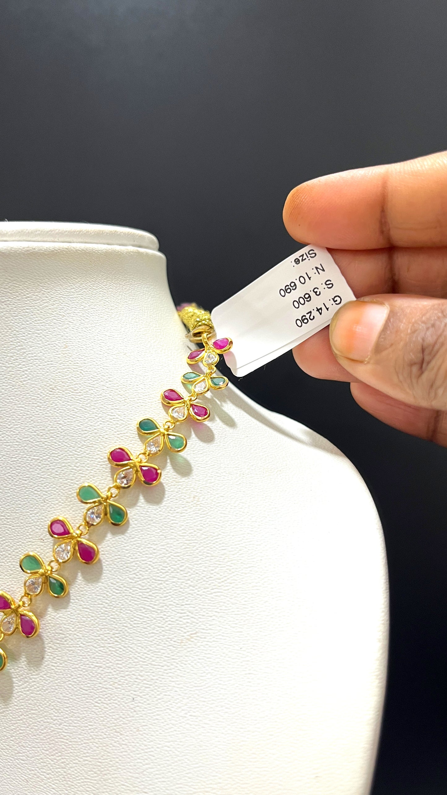 Saravana Jewellers 10.69gms NECKLACE 22K Yellow Gold