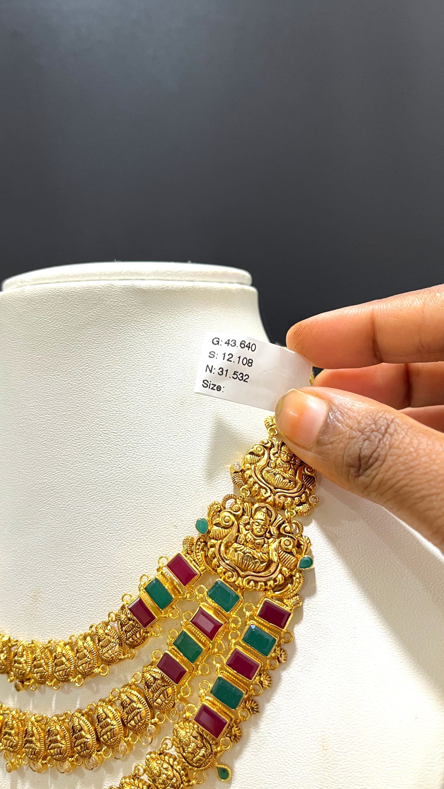 Saravana Jewellers 31.532gms NECKLACE 22K Yellow Gold