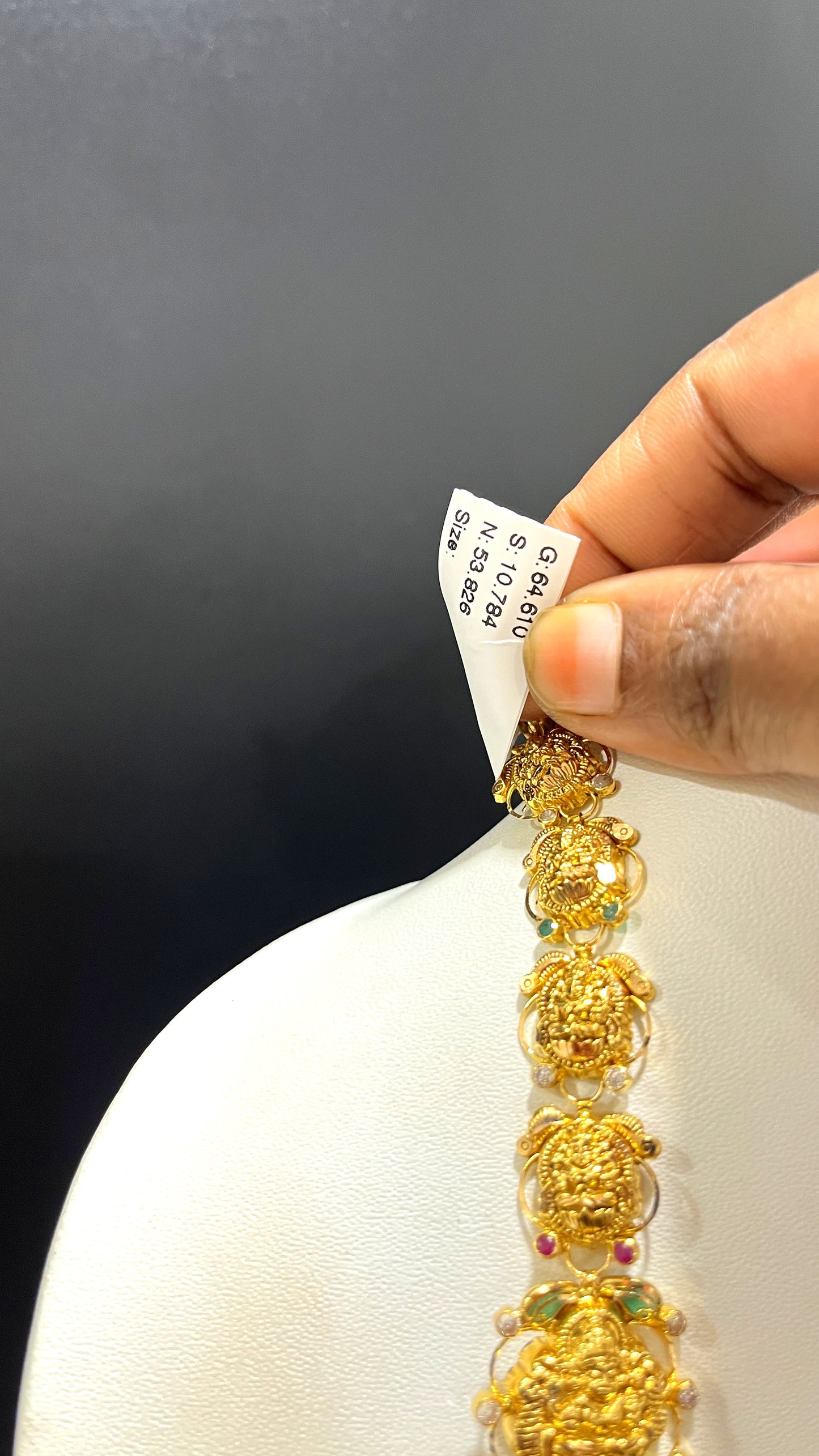 Saravana Jewellers 53.826gms HARAMS 22K Yellow Gold