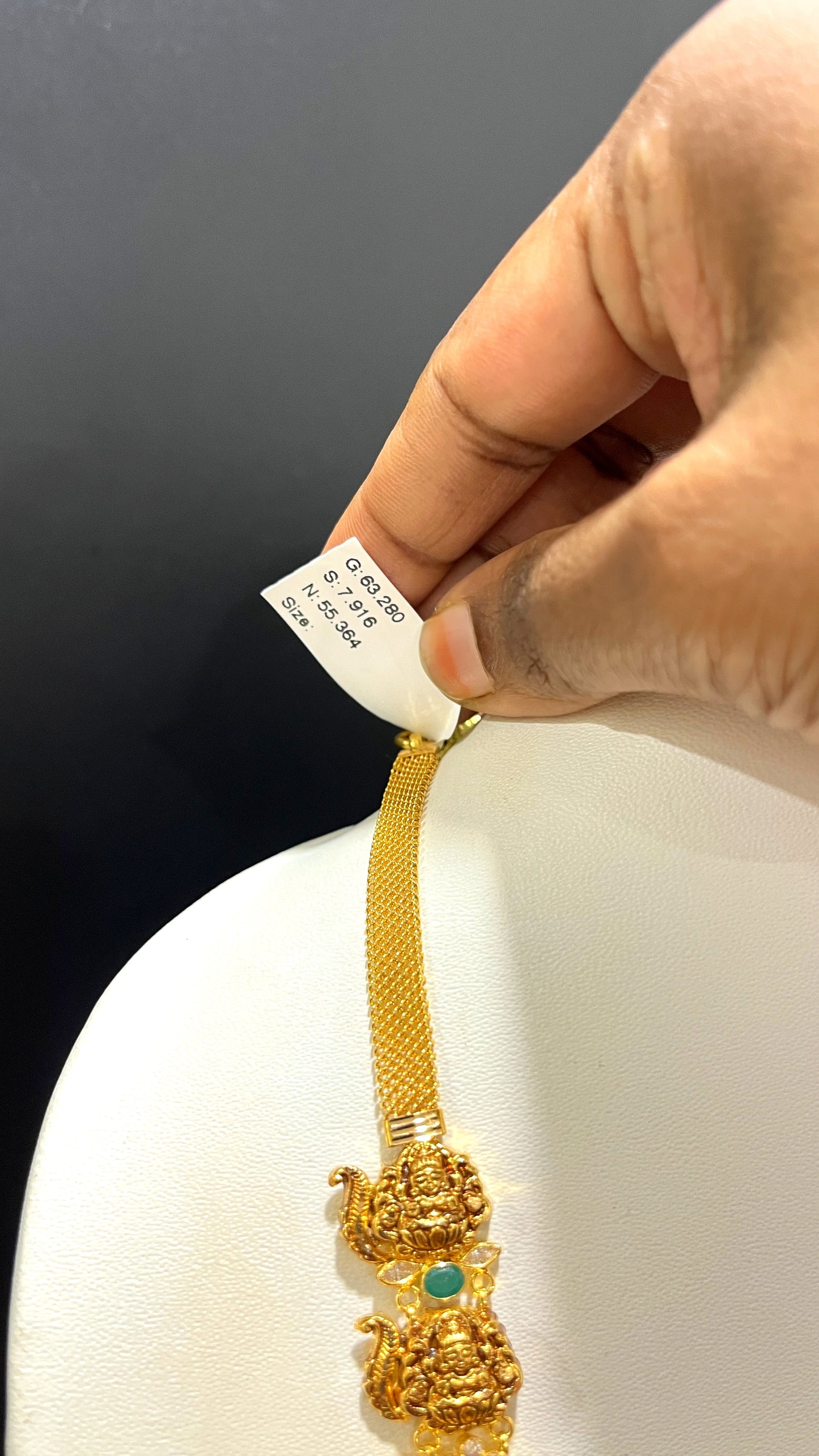 Saravana Jewellers 55.364gms HARAMS 22K Yellow Gold