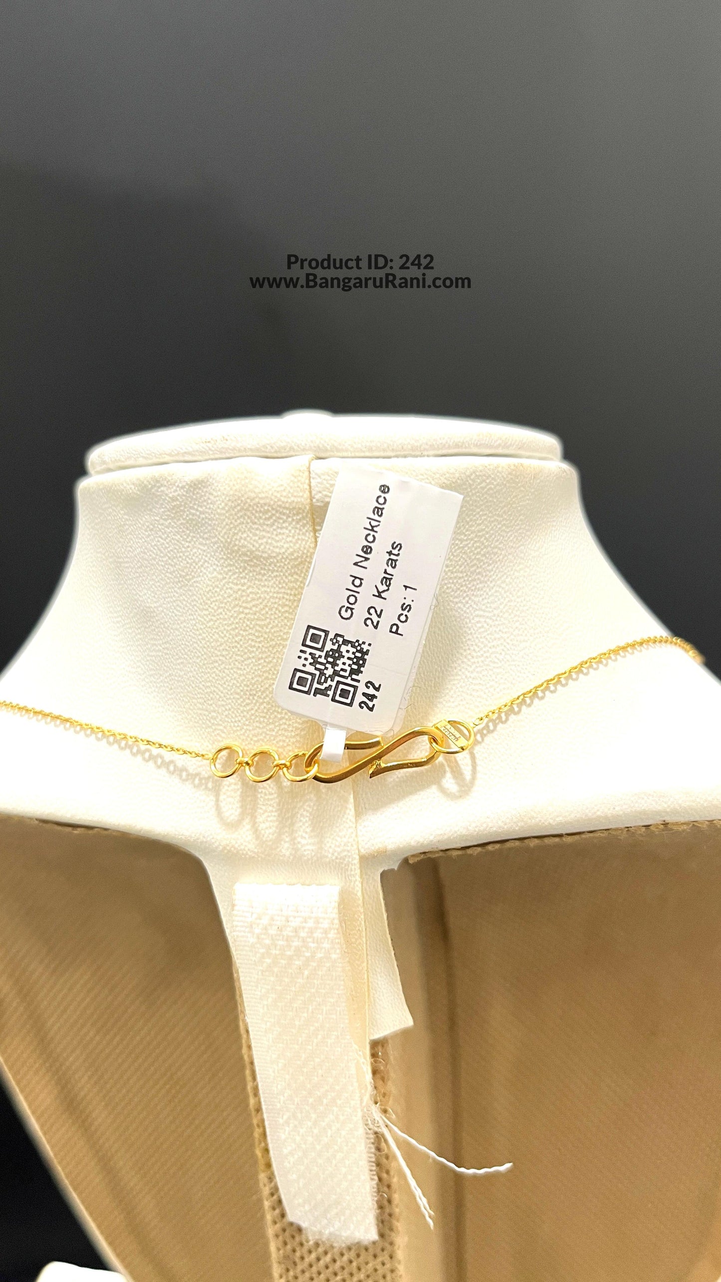 Saravana Jewellers 3.06gms GOLD NECKLACE 22K Yellow Gold