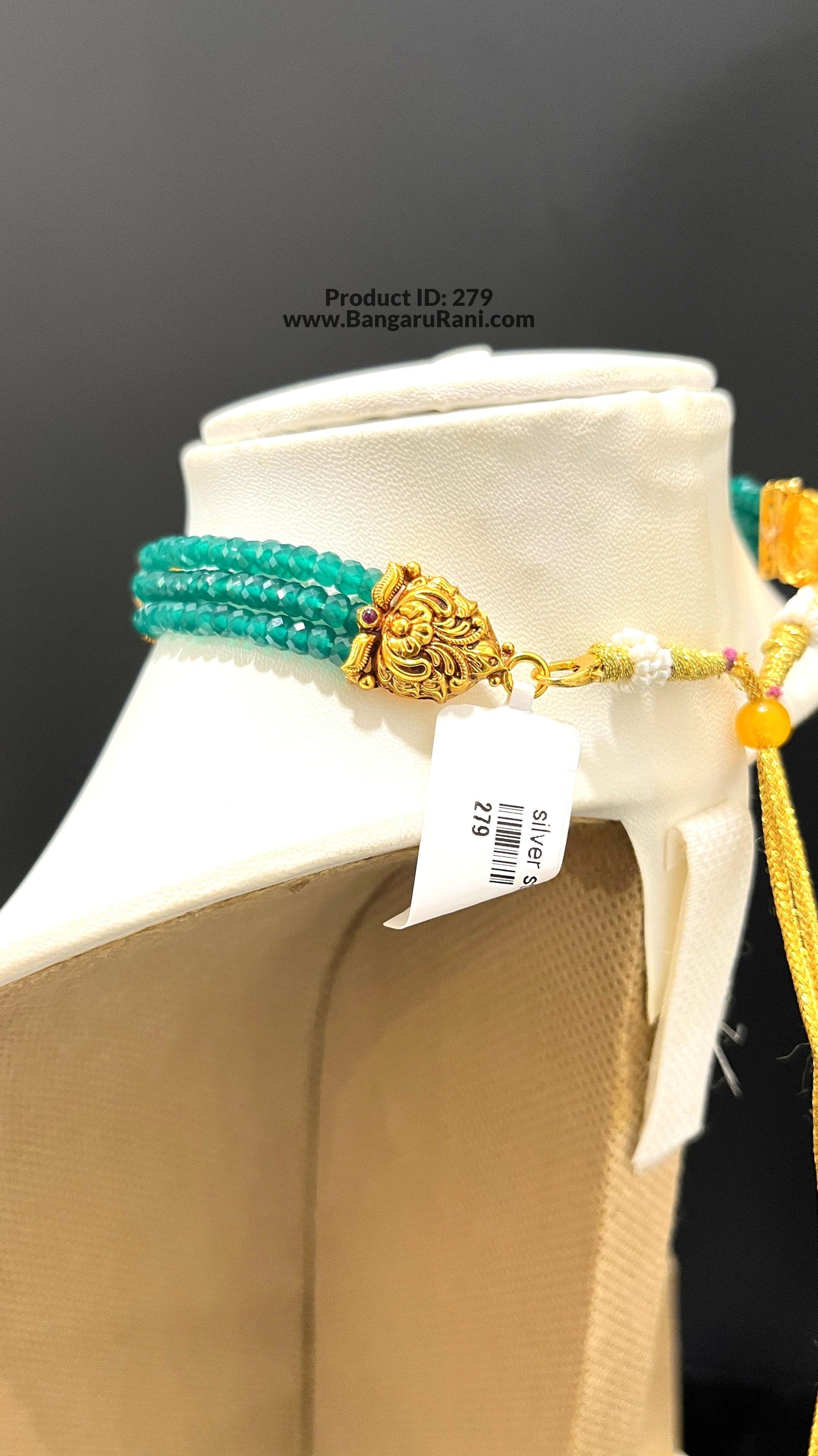 Saravana Jewellers SILVER beads-choker