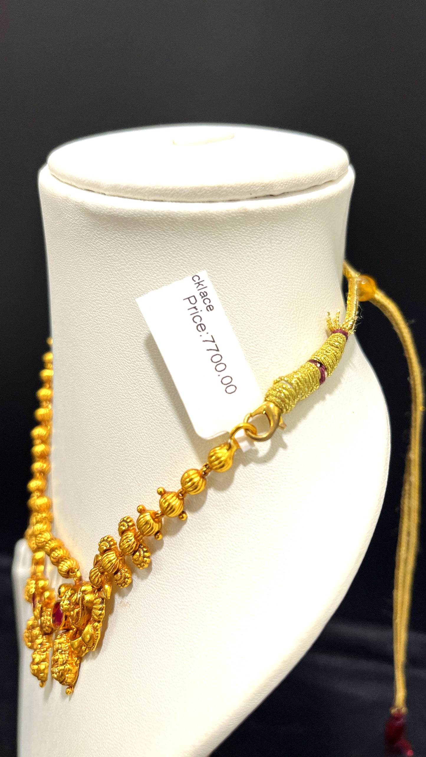 Saravana Jewellers 21.3gms SILVER NECKLACE 916 Nakshi