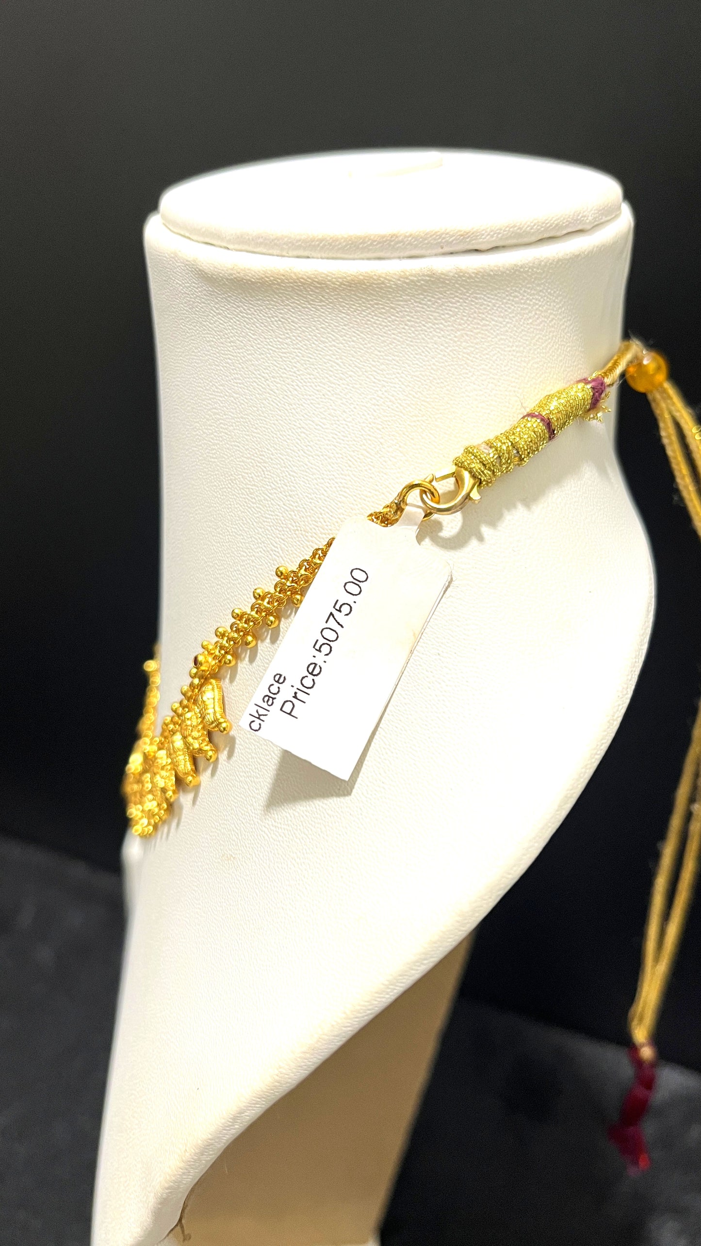 Saravana Jewellers 13.4gms SILVER NECKLACE 916 Nakshi