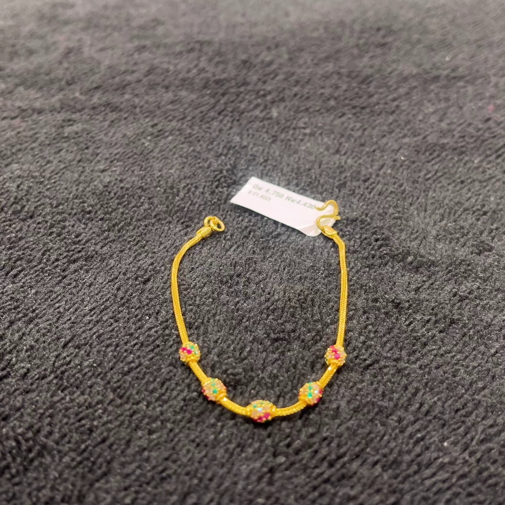 CHANDANA Brothers 4.43gms BANGLES 22K Yellow Gold