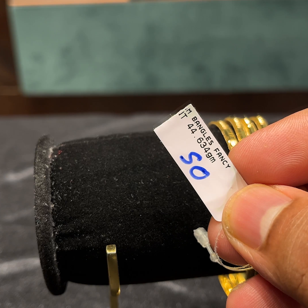 CMR 44.634gms BANGLES 22K Yellow Gold