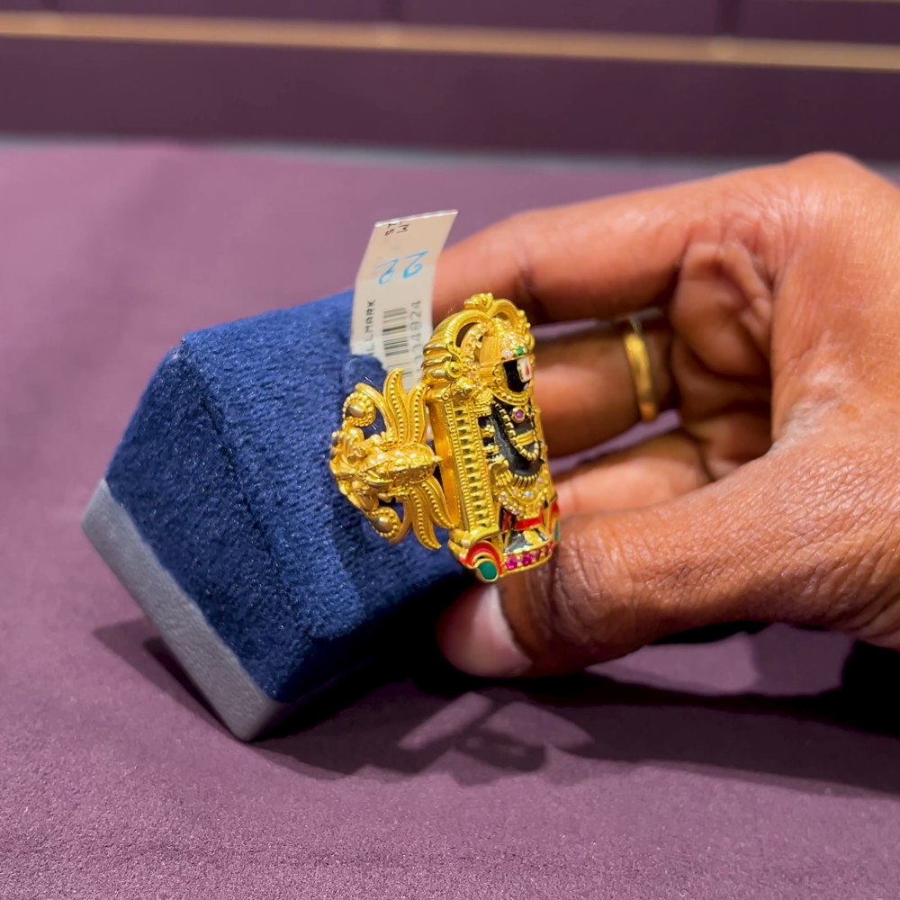 CMR 18.35gms Ring 22K Yellow Gold