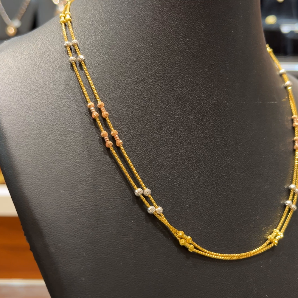 RS BROTHERS 11.954gms CHAINS 22K Yellow Gold