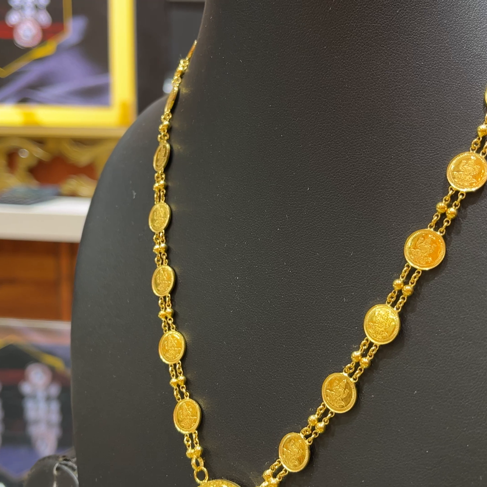 RS BROTHERS 14.892gms HARAM SET 22K Nakshi