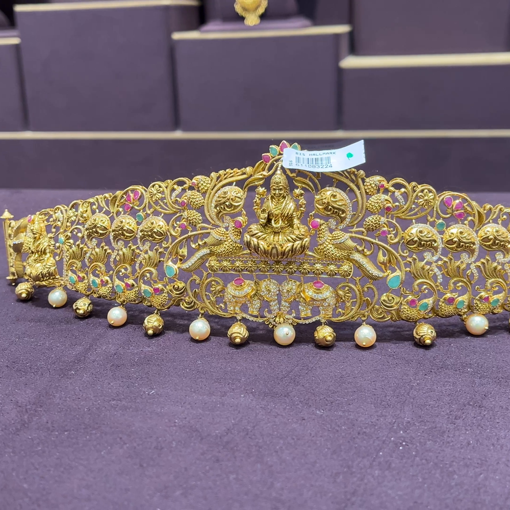 CMR 130.031gms VADDANAM 22K Nakshi