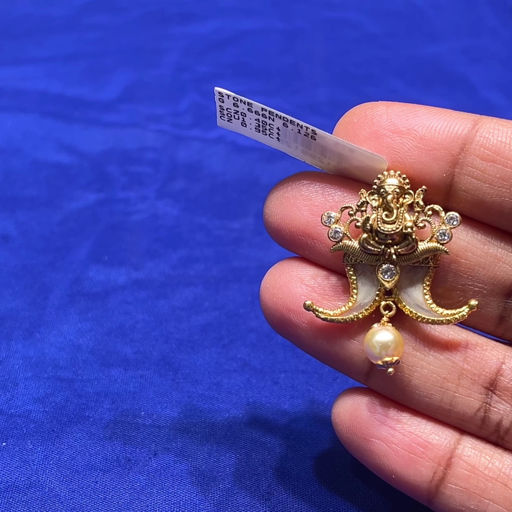 CMR 6.126gms Pendent 22K Nakshi