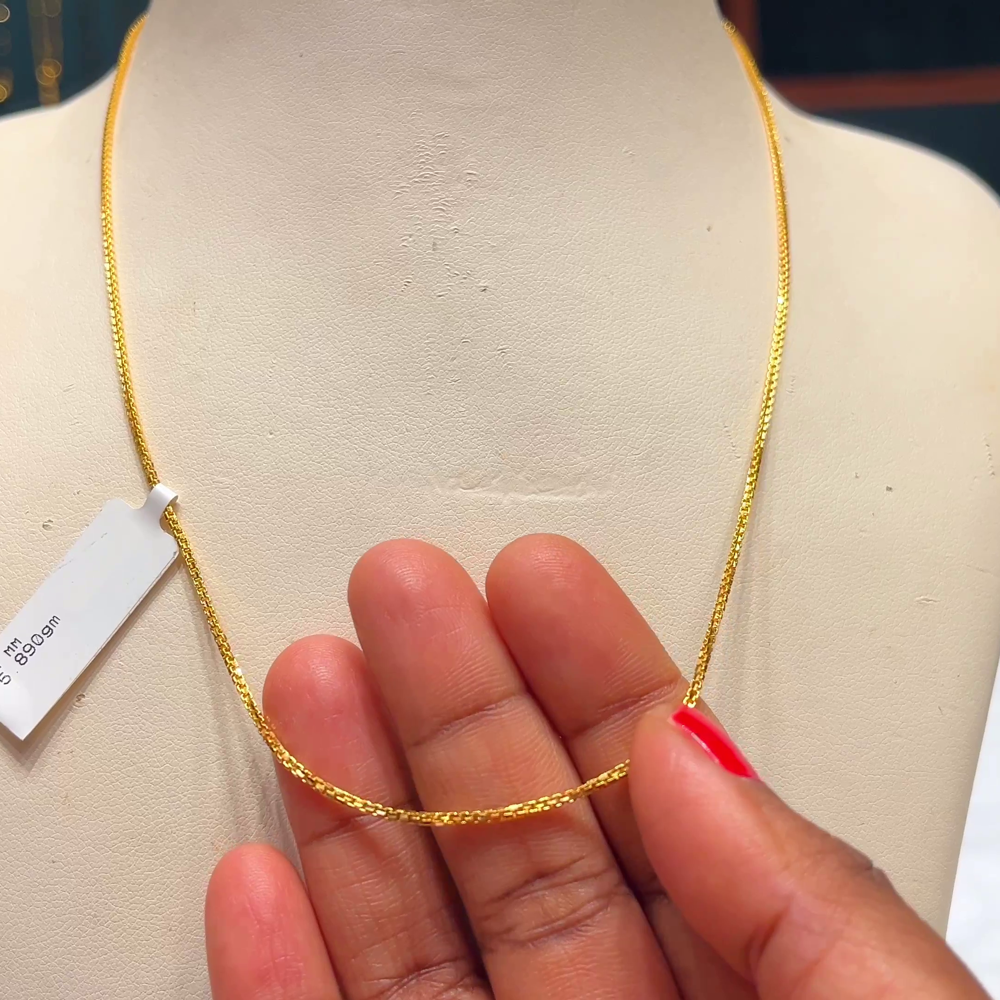 CMR 5.89gms CHAINS 22K Yellow Gold