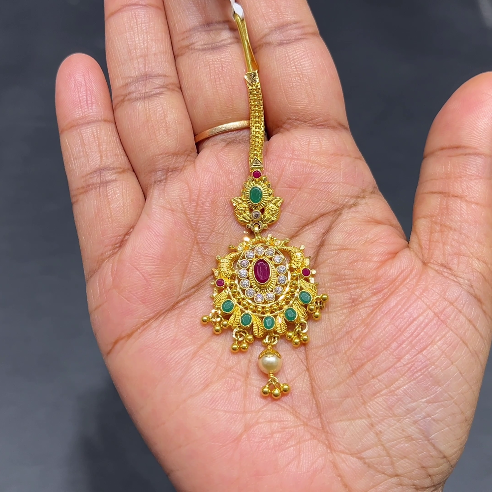 RS BROTHERS 6.057gms Papitabilla 22K Yellow Gold