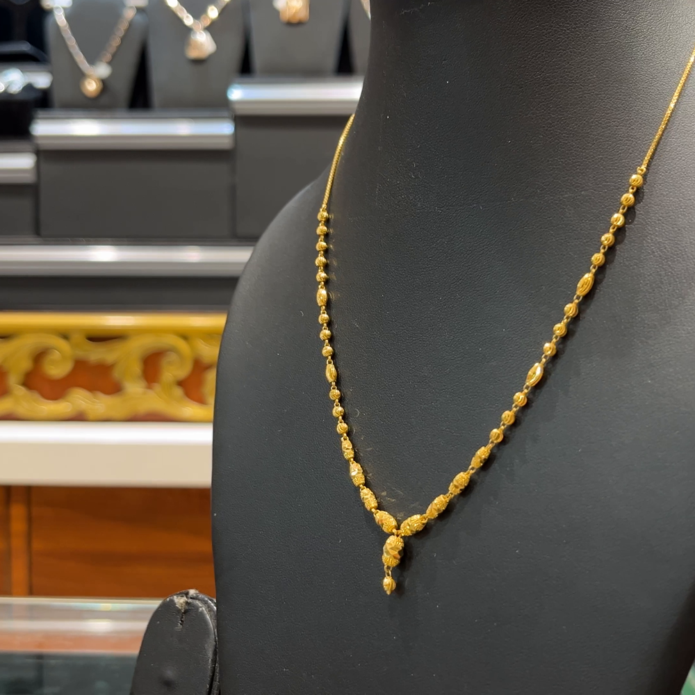 RS BROTHERS 7.338gms CHAINS 22K Yellow Gold