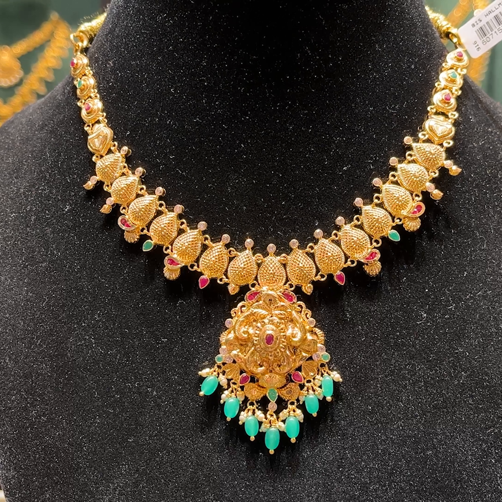 make to order] NECKLACE 22K – BangaruRani - Main Image