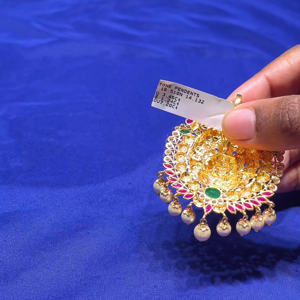 CMR 14.132gms Pendent 22K Nakshi