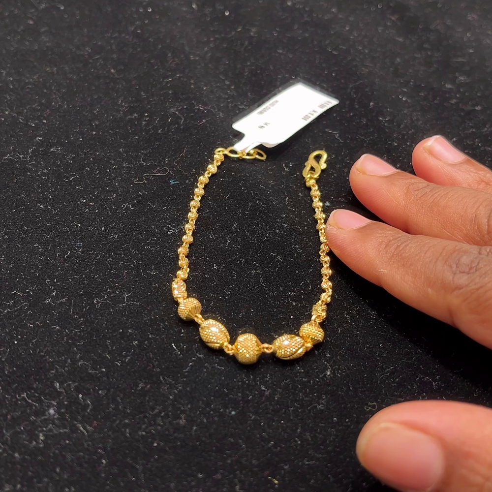 Anu Jewellers 6.008gms Bracelets 22K Yellow Gold