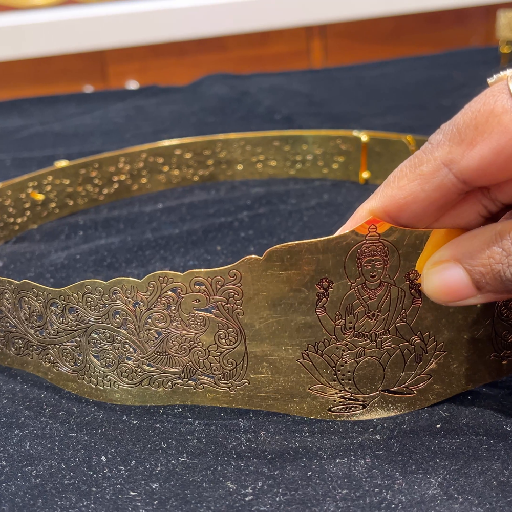 RS BROTHERS 125.81gms VADDANAM 22K Yellow Gold