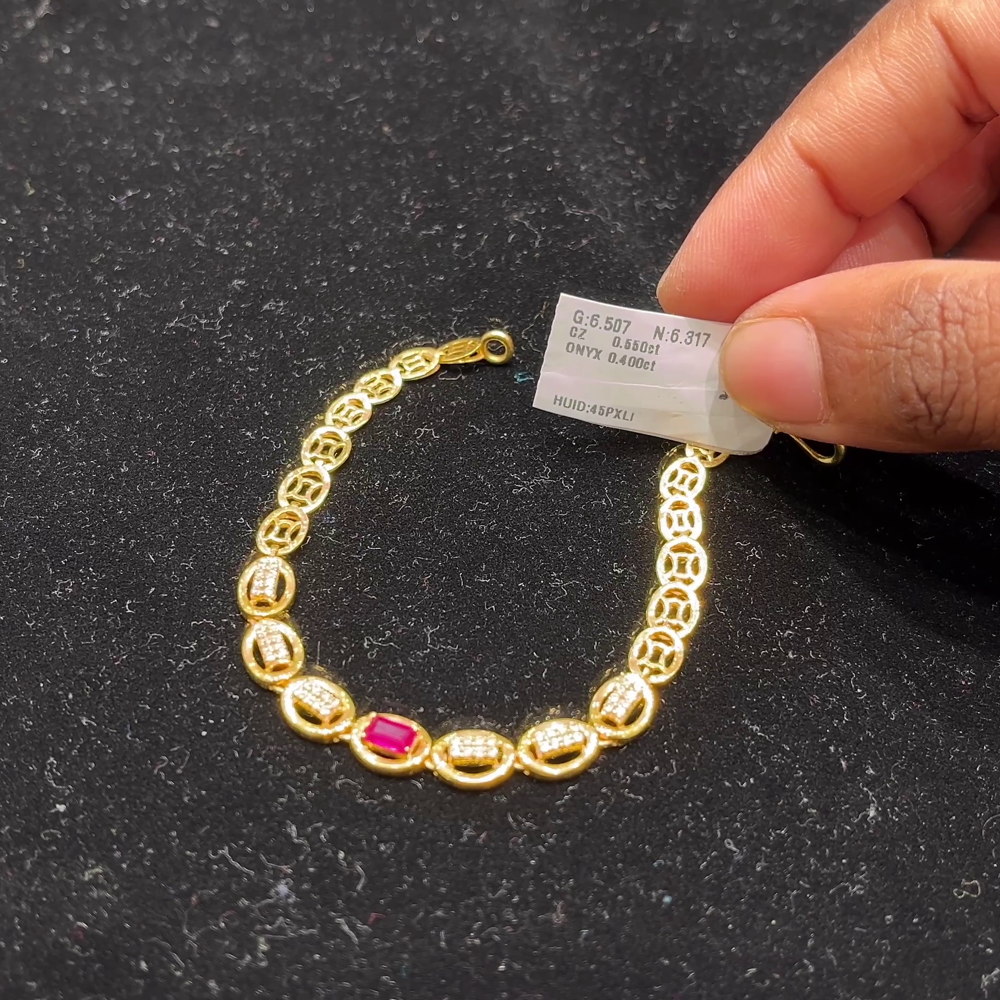 Anu Jewellers 6.317gms Bracelets 22K Yellow Gold
