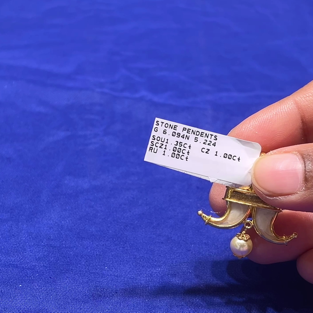 CMR 5.224gms Pendent 22K Nakshi