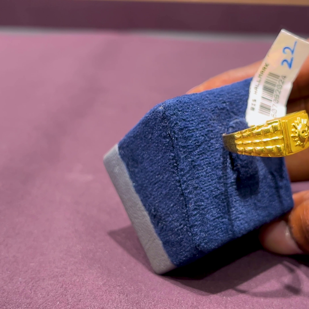 CMR 6.154gms Ring 22K Yellow Gold