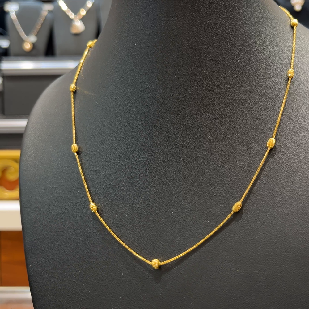 RS BROTHERS 5.155gms CHAINS 22K Yellow Gold