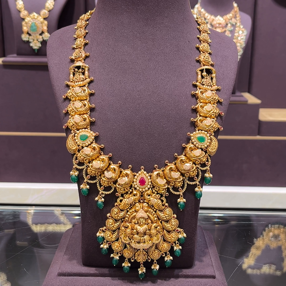 Price Nakshi Mango Haram CMR HARAMS 22K Nakshi – BangaruRani