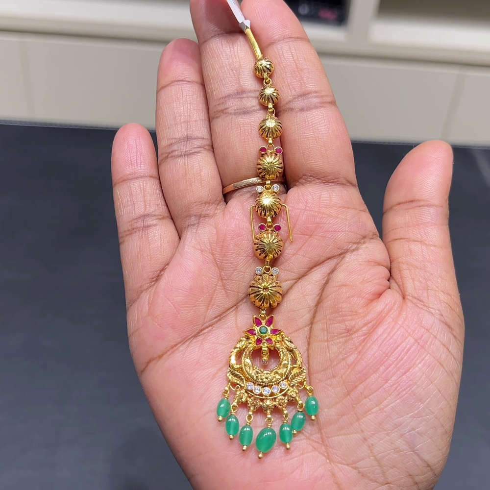 RS BROTHERS 6.025gms Papitabilla 22K Yellow Gold