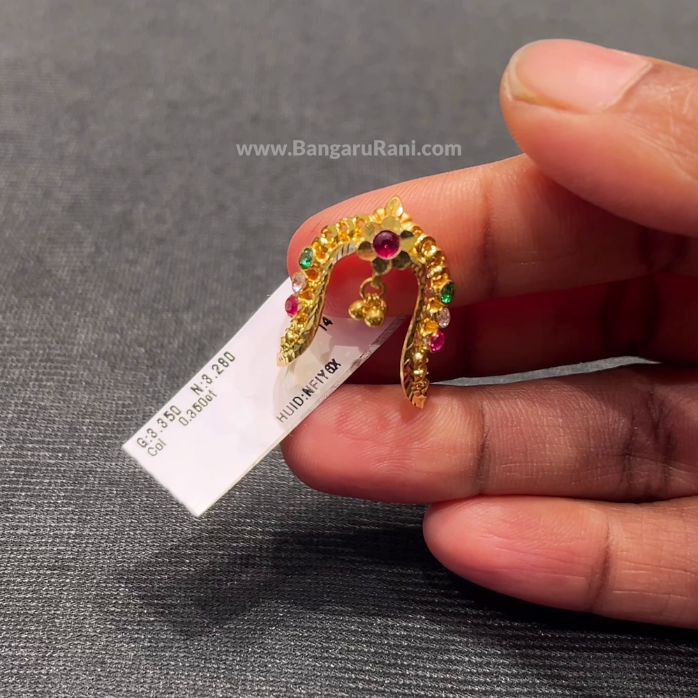 Anu Jewellers 3.28gms Ring 22K Yellow Gold