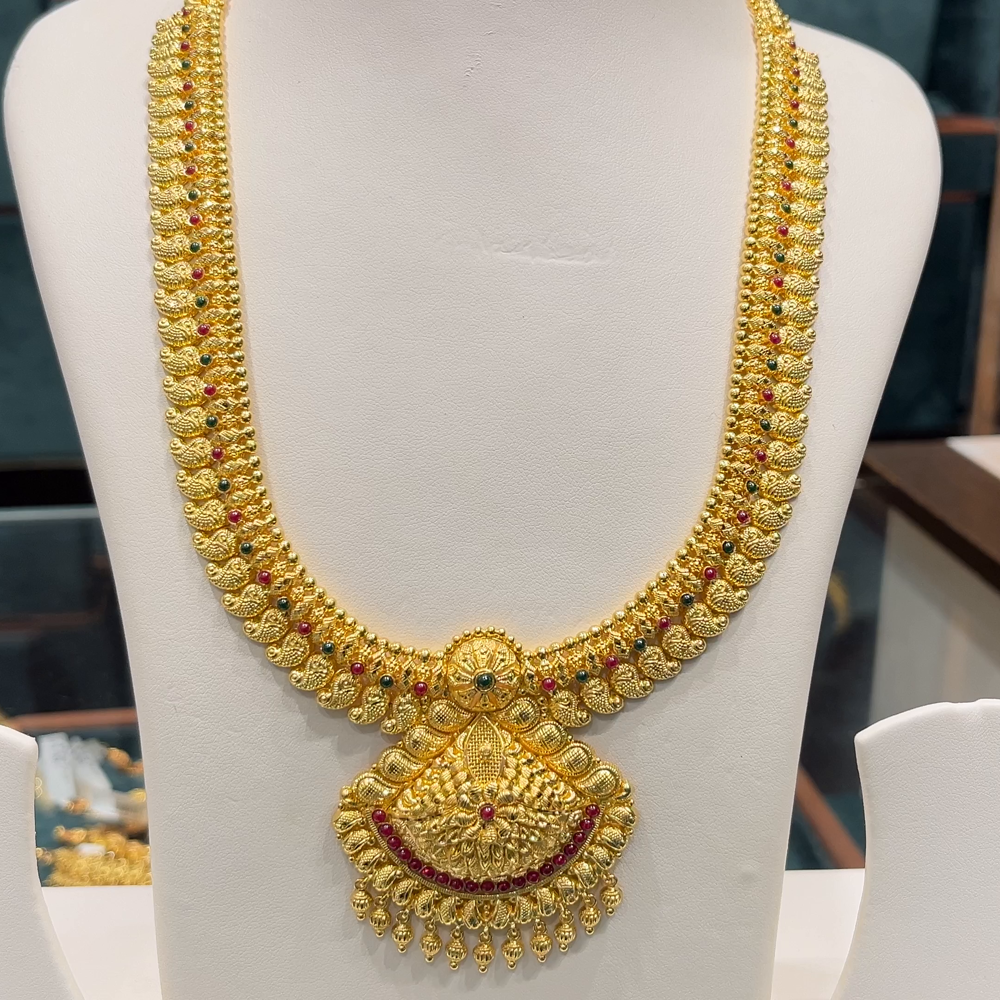 Chain Light Weight Gold Haram Designs Make To Order] HARAMS 22K