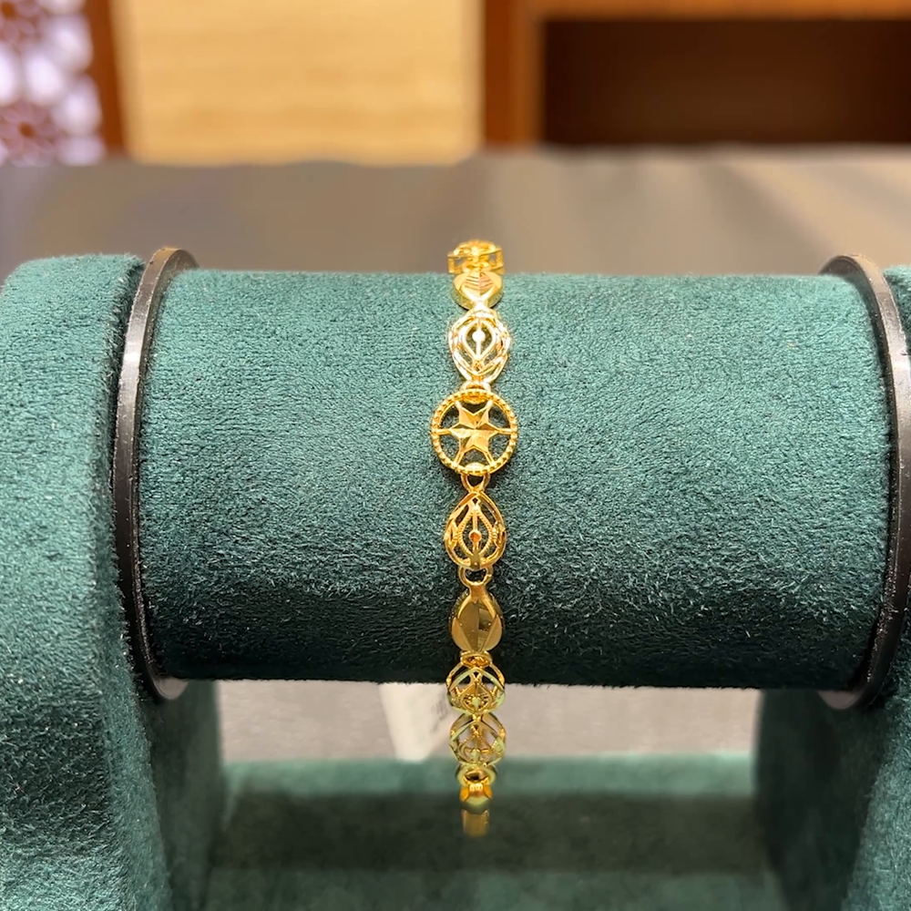Latest Ladies Bracelet Designs In Gold Gram Gold Plated Bracelet
