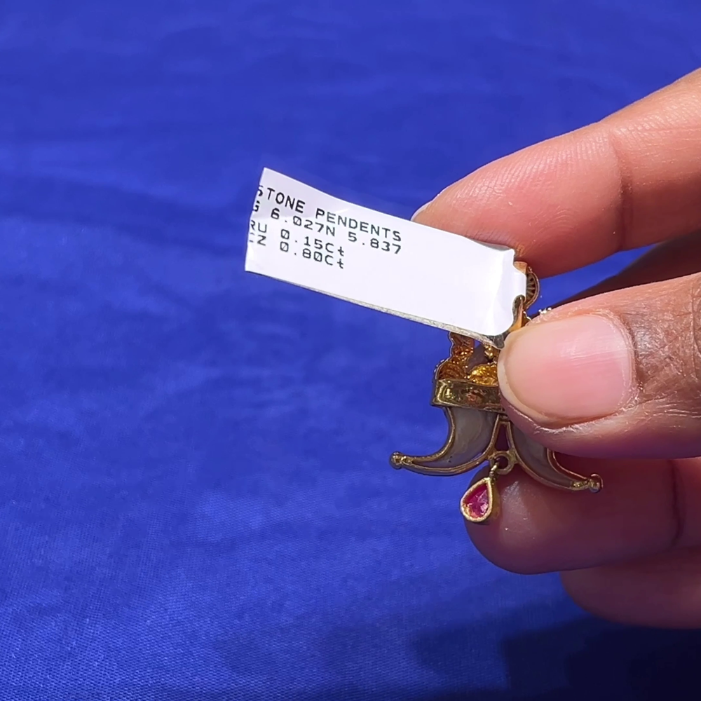 CMR 5.837gms Pendent 22K Nakshi