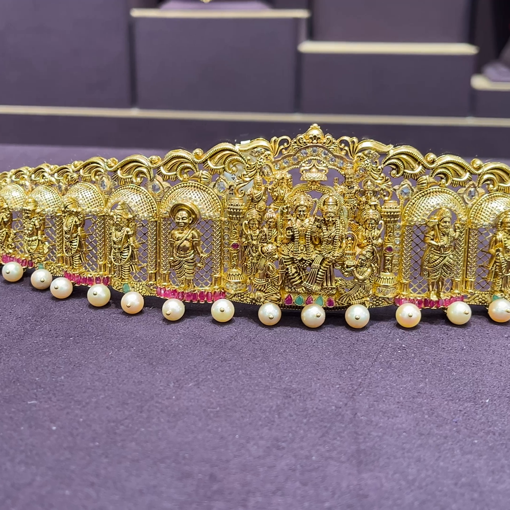 CMR 147.472gms VADDANAM 22K Nakshi