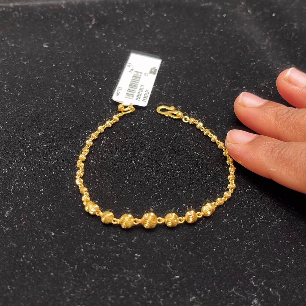 Anu Jewellers 4.664gms Bracelets 22K Yellow Gold