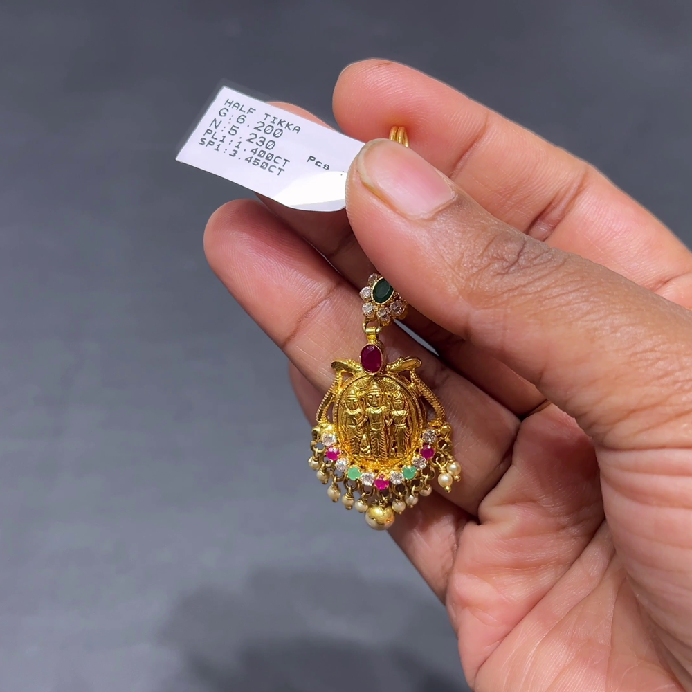 RS BROTHERS 5.23gms Papitabilla 22K Yellow Gold