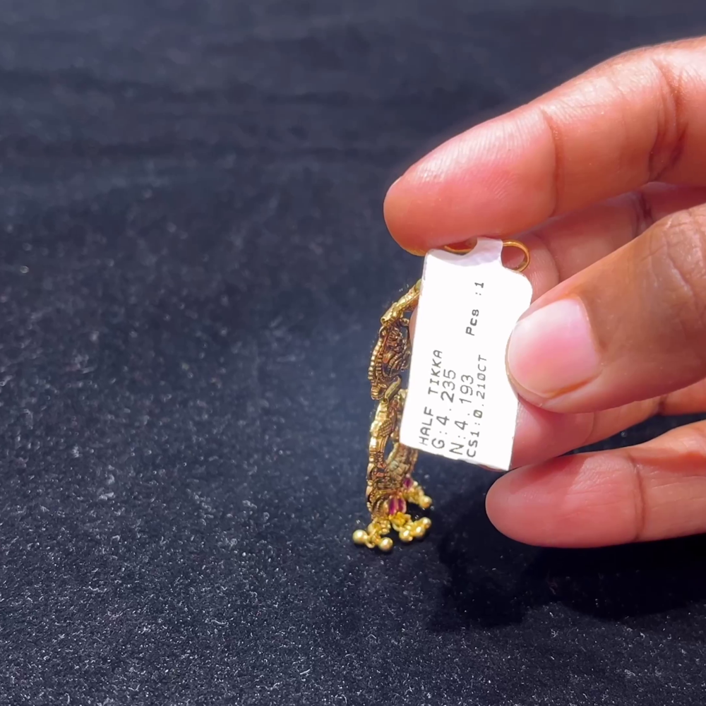 RS BROTHERS 4.193gms Papitabilla 22K Yellow Gold