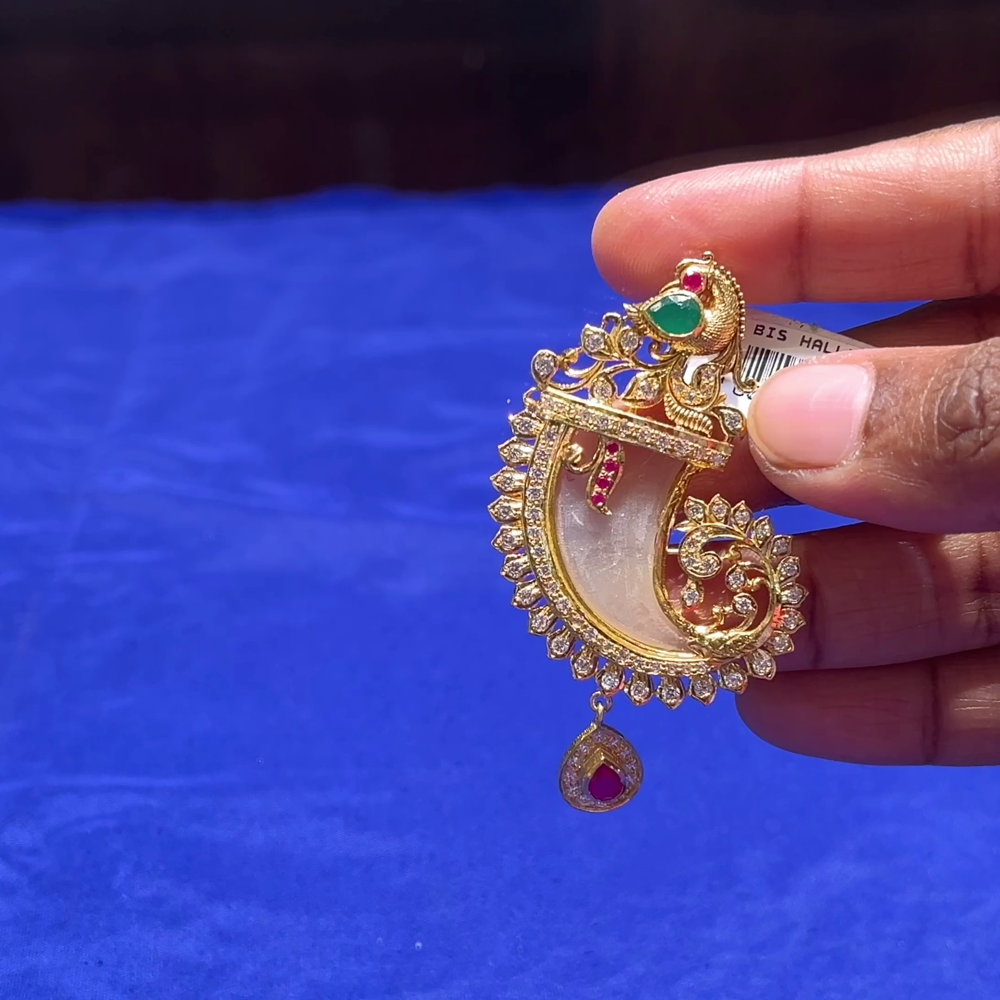 CMR 11.98gms Pendent 22K Nakshi