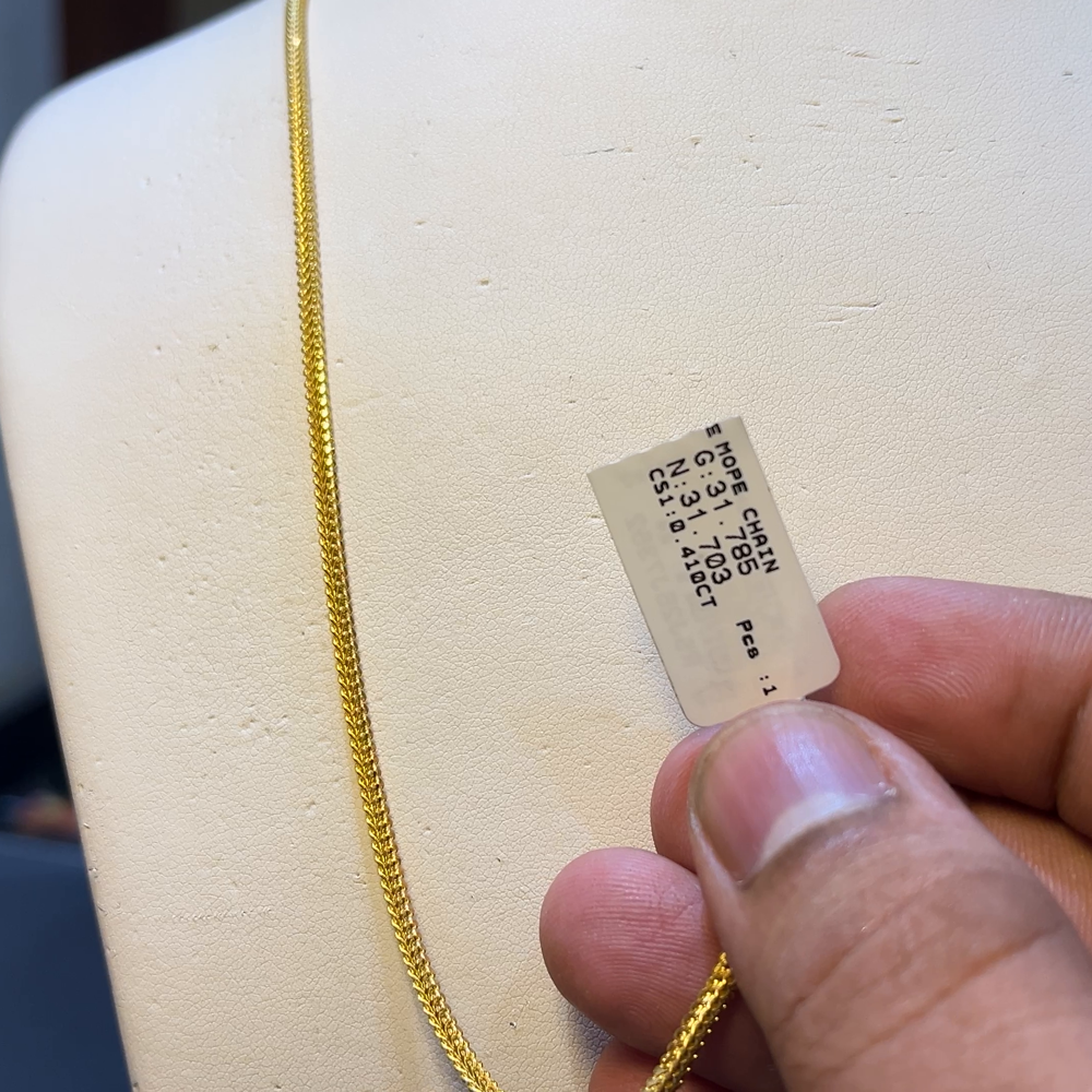 SOUTH INDIA 31.703gms CHAINS 22K Yellow Gold