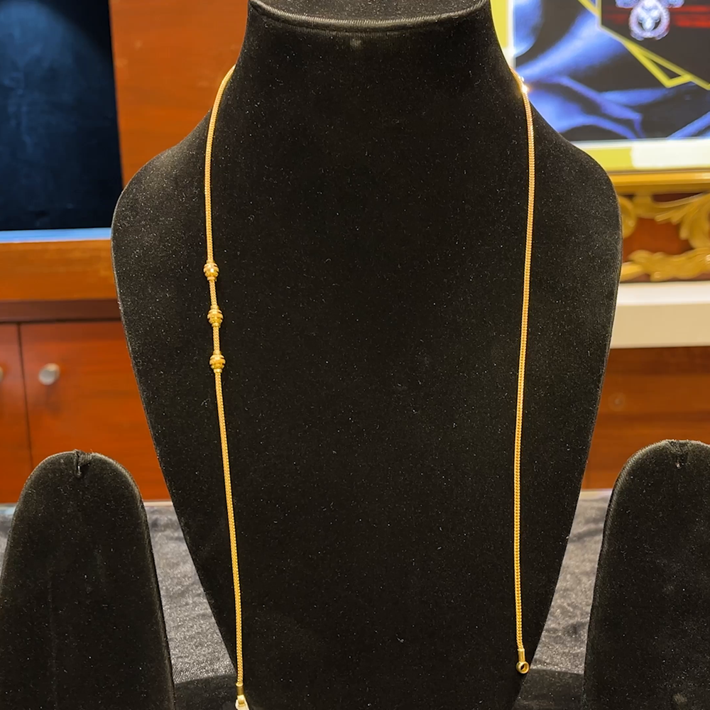 RS BROTHERS 12.012gms CHAINS 22K Yellow Gold