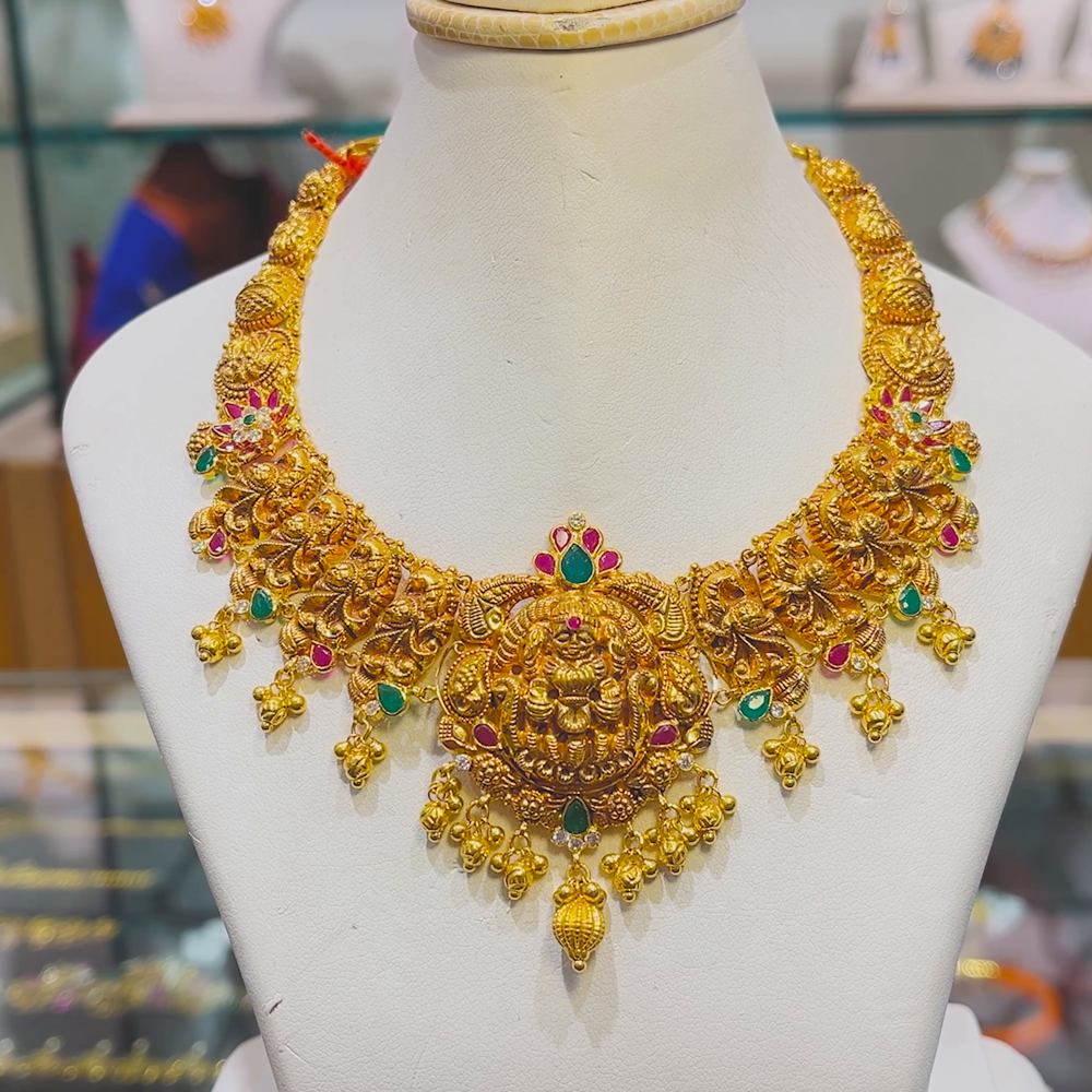 make to order] NECKLACE 22K – BangaruRani - Main Image