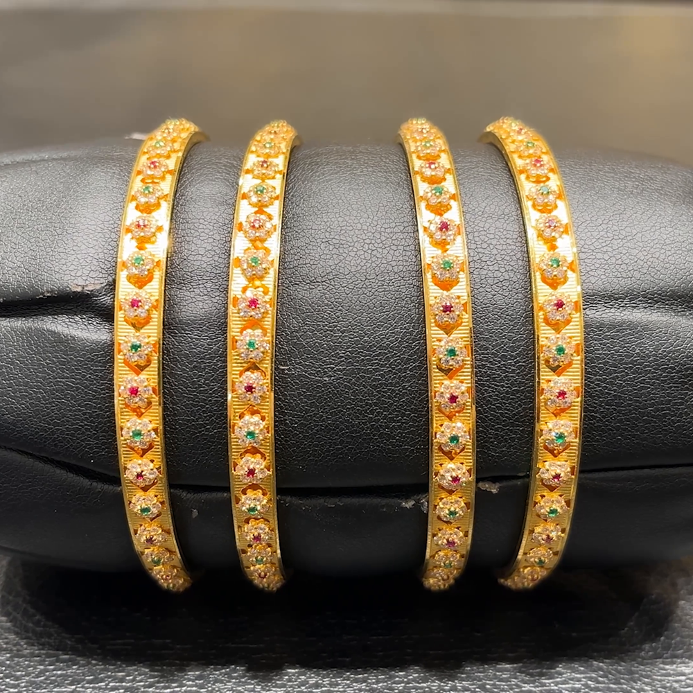 SOUTH INDIA BANGLES 22K Yellow Gold – BangaruRani