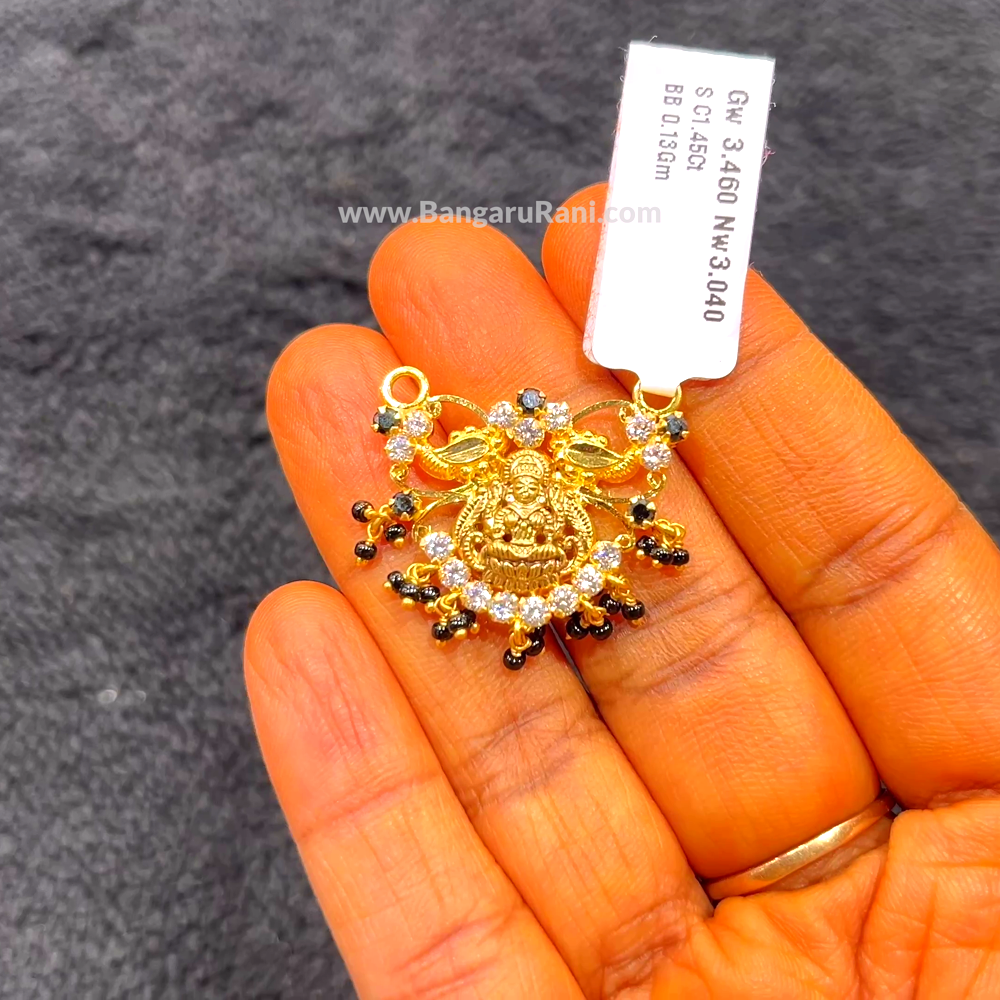 CHANDANA Brothers 3.04gms Pendent 22K Yellow Gold