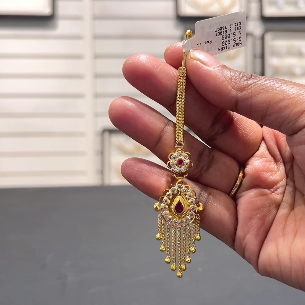 SOUTH INDIA 5.066gms Papitabilla 22K Yellow Gold