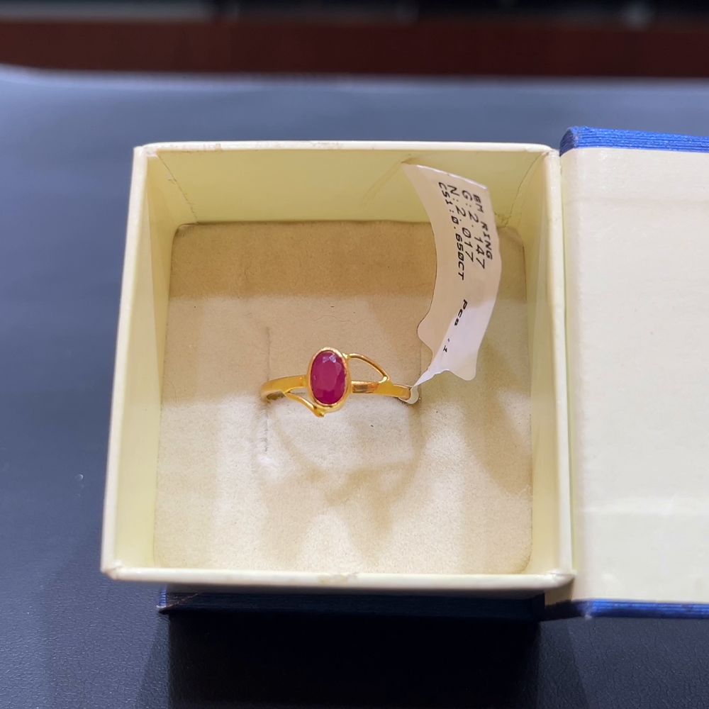 SOUTH INDIA 2.017gms Ring 22K Yellow Gold