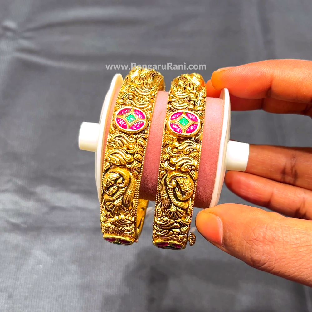 Anu Jewellers 22.407gms BANGLES 22K Yellow Gold