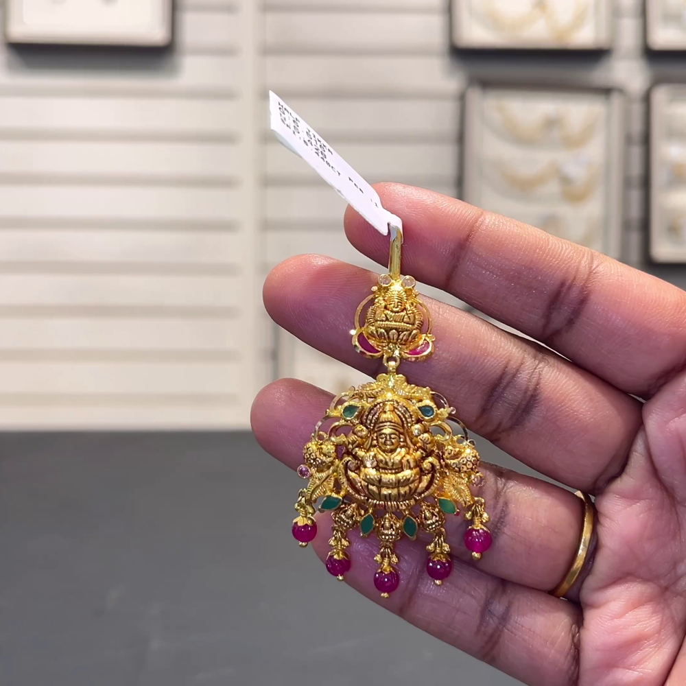 SOUTH INDIA 5.428gms Papitabilla 22K Yellow Gold