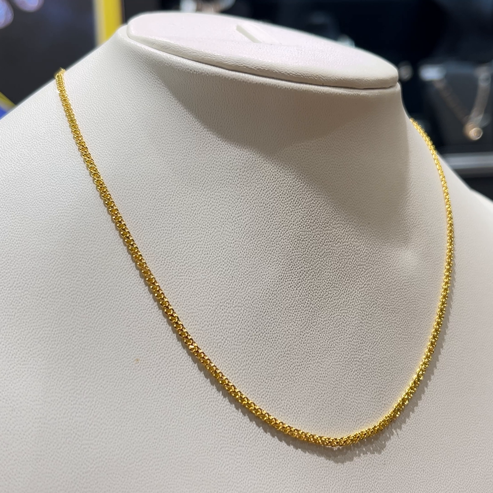 RS BROTHERS 4.54gms CHAINS 22K Yellow Gold