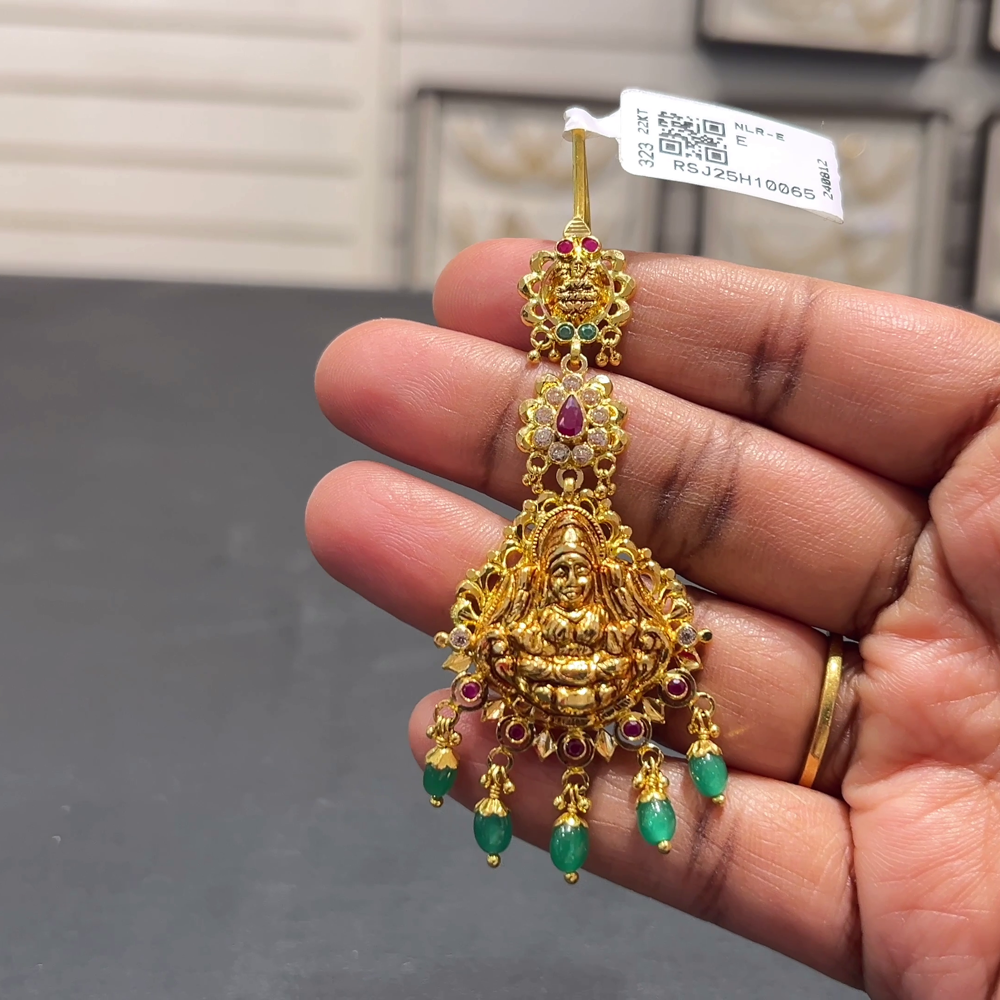 SOUTH INDIA 7.274gms Papitabilla 22K Yellow Gold